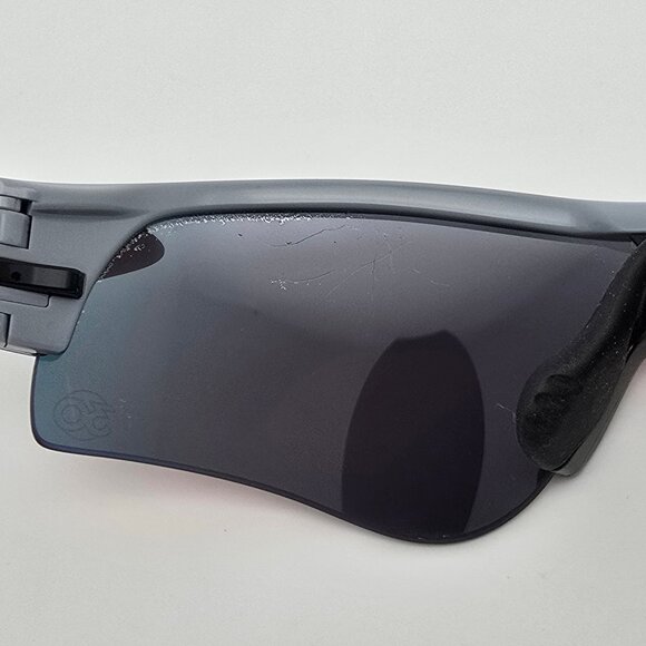 Oakley OO9181-29 RadarLock Path Fog Black Iridium Frame +Red Iridium Sunglasses - Picture 9 of 16